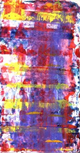 Frammenti I - Desincronizzazione - 04/2015 | Acrylic on cardboard - cm 20x38