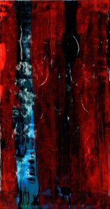 Frammenti I - Menzogne dello specchio - 04/2015 | Acrylic on cardboard - cm 20x38