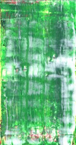 Frammenti I - Seduto ad aspettare - 04/2015 | Acrylic on cardboard - cm 20x38