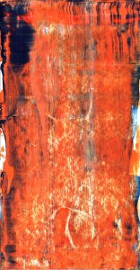 Frammenti I - Tracce temporali - 04/2015 | Acrylic on cardboard - cm 20x38